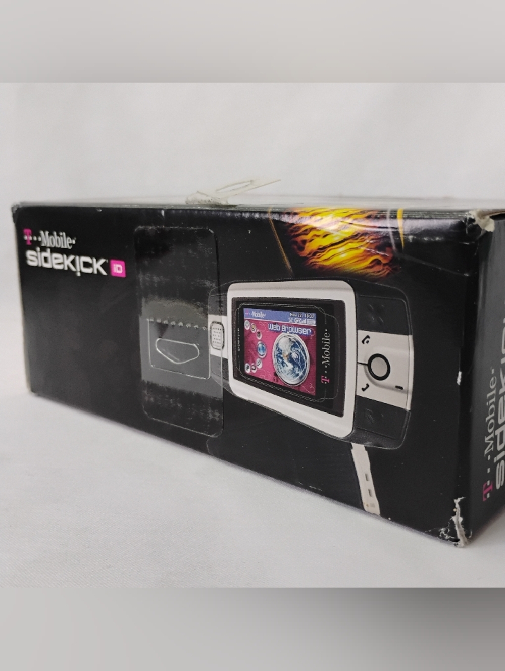 (NO PHONE) T-Mobile Sidekick iD PV150 Box Headphones Sim Card & Protective Case - Picture 6 of 16